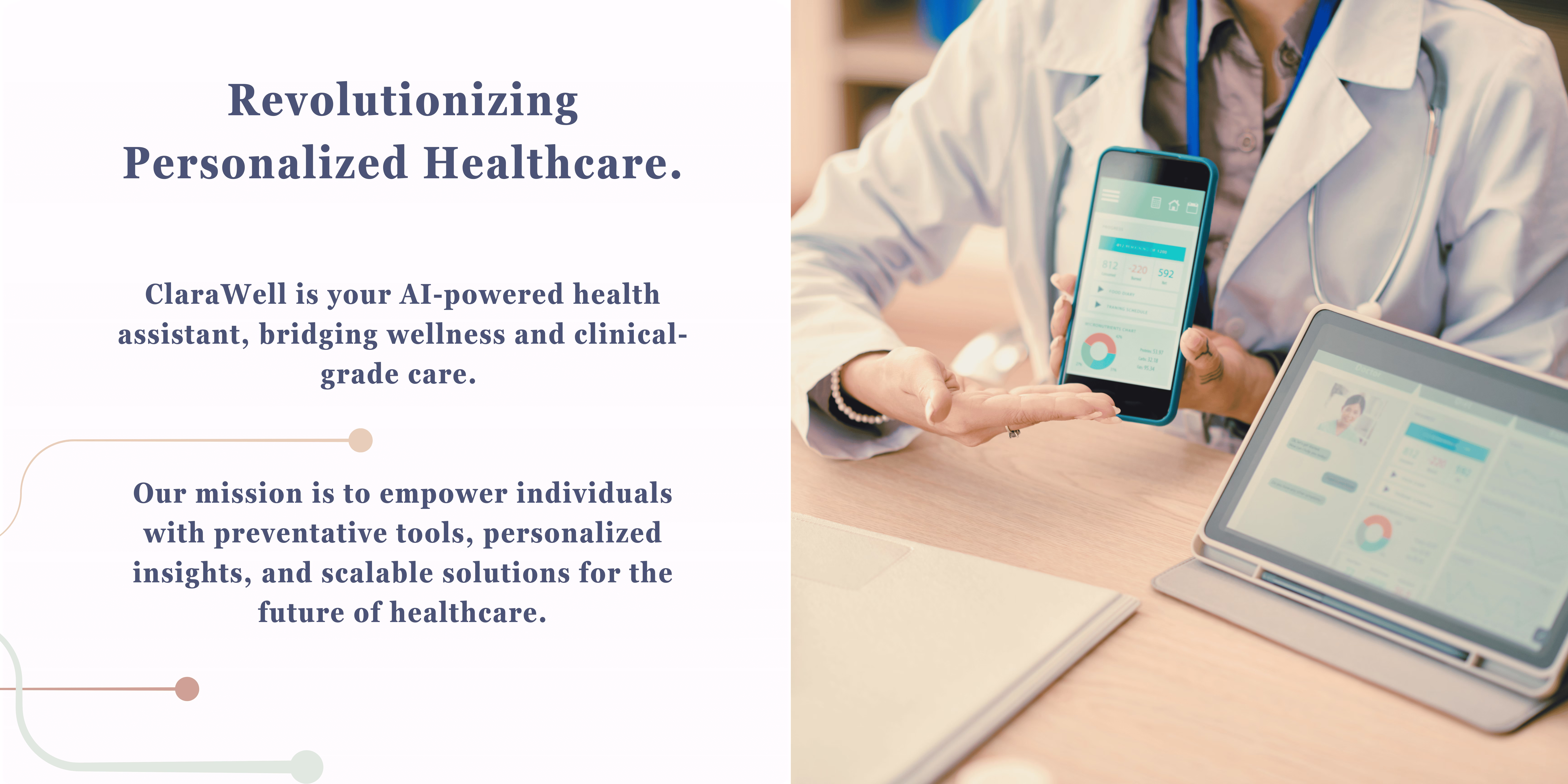 ClaraWell is revolutionizing personalized healthcare with AI support for preventative care and clinical-grade insights